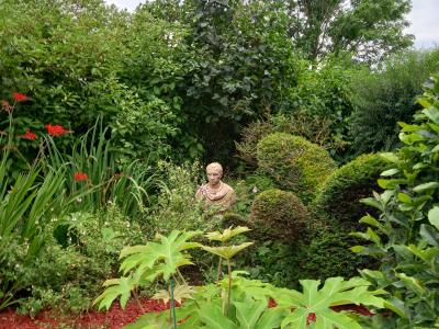 bezoek tuin Martin Claessens en zijn vrouw te Baasrode op 30-06-2024