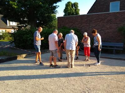 Petanque  te Moerzeke door landelijke gilde te Moerzeke & Kastel