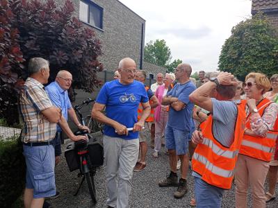 bezoek tuin Martin Claessens en zijn vrouw te Baasrode op 30-06-2024